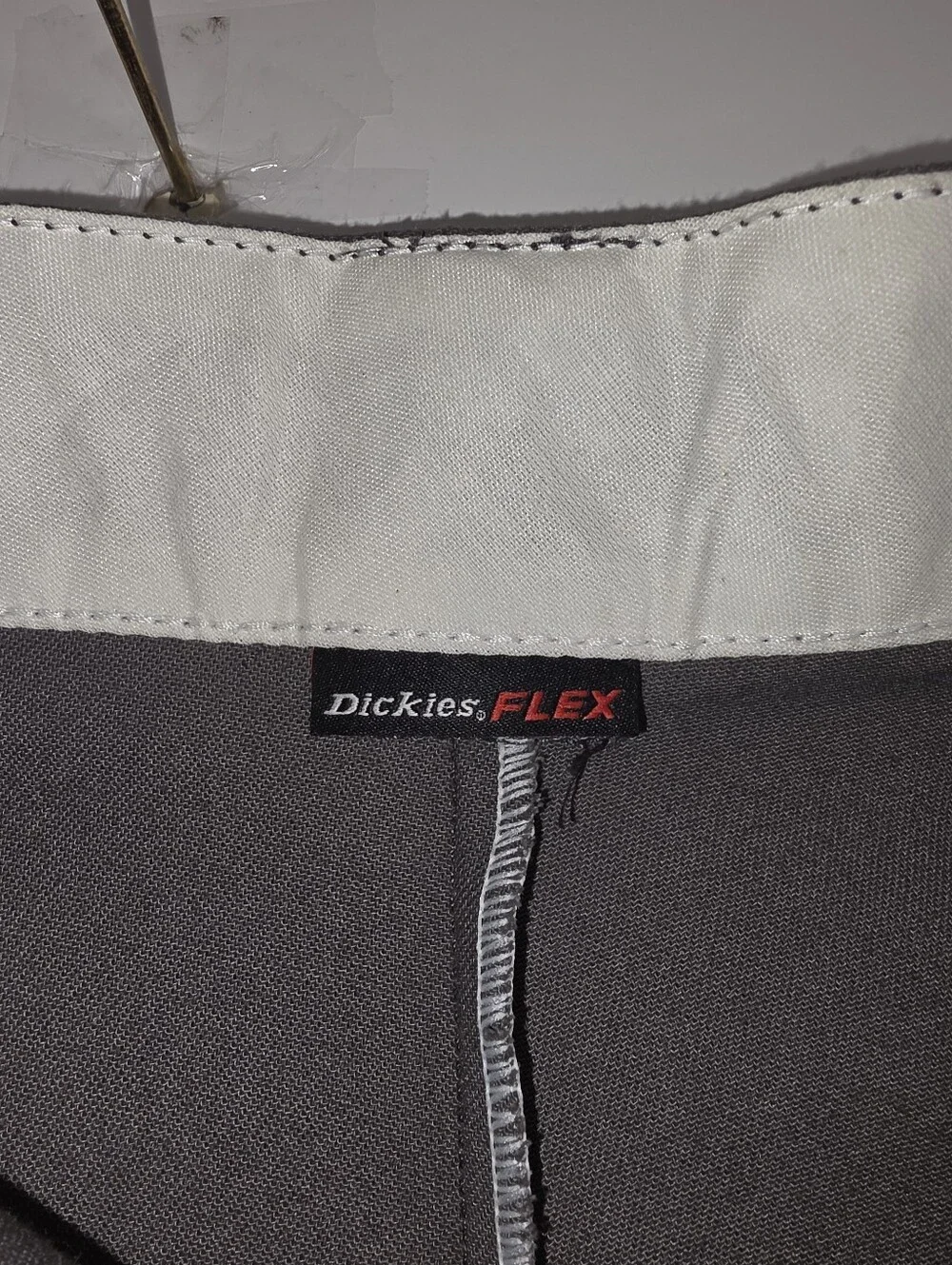 Dickies Gray Cargo Pants with Side Flap Pockets